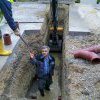 Strasse Wasser Kanal Strom